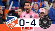 Messi y compañía a la final de conferencia I Cincinnati 0-4 Inter Miami I Resumen y goles I MLS