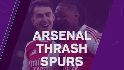 Eze stars as Arsenal thrash Spurs to move six points clear at EPL summit