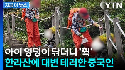 한라산에 '큰 일' 저지르고 간 중국인 ...경악스러운 목격담 [지금이뉴스] / YTN