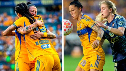 Jenni Hermoso celebra su primer campeonato en la Liga MX junto con Tigres Femenil