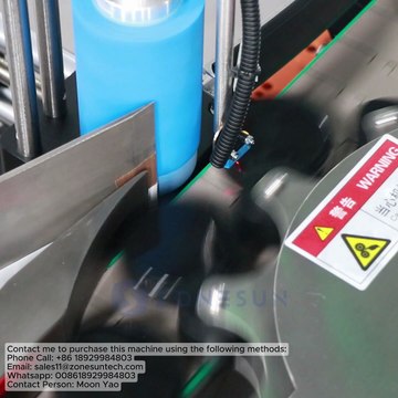 Introducing ZONESUN ZS-TB700 Automatic Chili Sauce Peanut Butter Cosmetic Cream Chocolate Jam Round Bottle High Speed Labeler Starwheel Labeling Machine