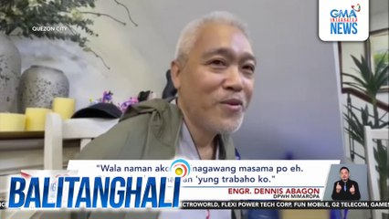DPWH MIMAROPA Engr. Dennis Abagon na kabilang sa mga inisyuhan ng arrest warrant ng Sandiganbayan, arestado | Balitanghali