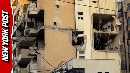 Aftermath of Israeli airstrike in Beirut aimed at Hezbollah chief of staff