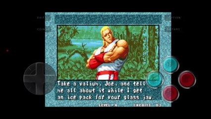 Fatal Fury 3 Andy Bogard vs Joe Higashi luta completa