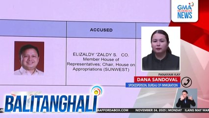 Panayam kay Dana Sandoval, spokesperson, Bureau of Immigration (November 24, 2025) | Balitanghali