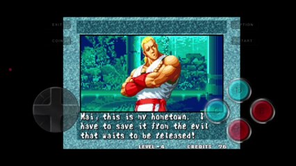 Fatal Fury 3 Andy Bogard vs Mai Shiranui luta completa
