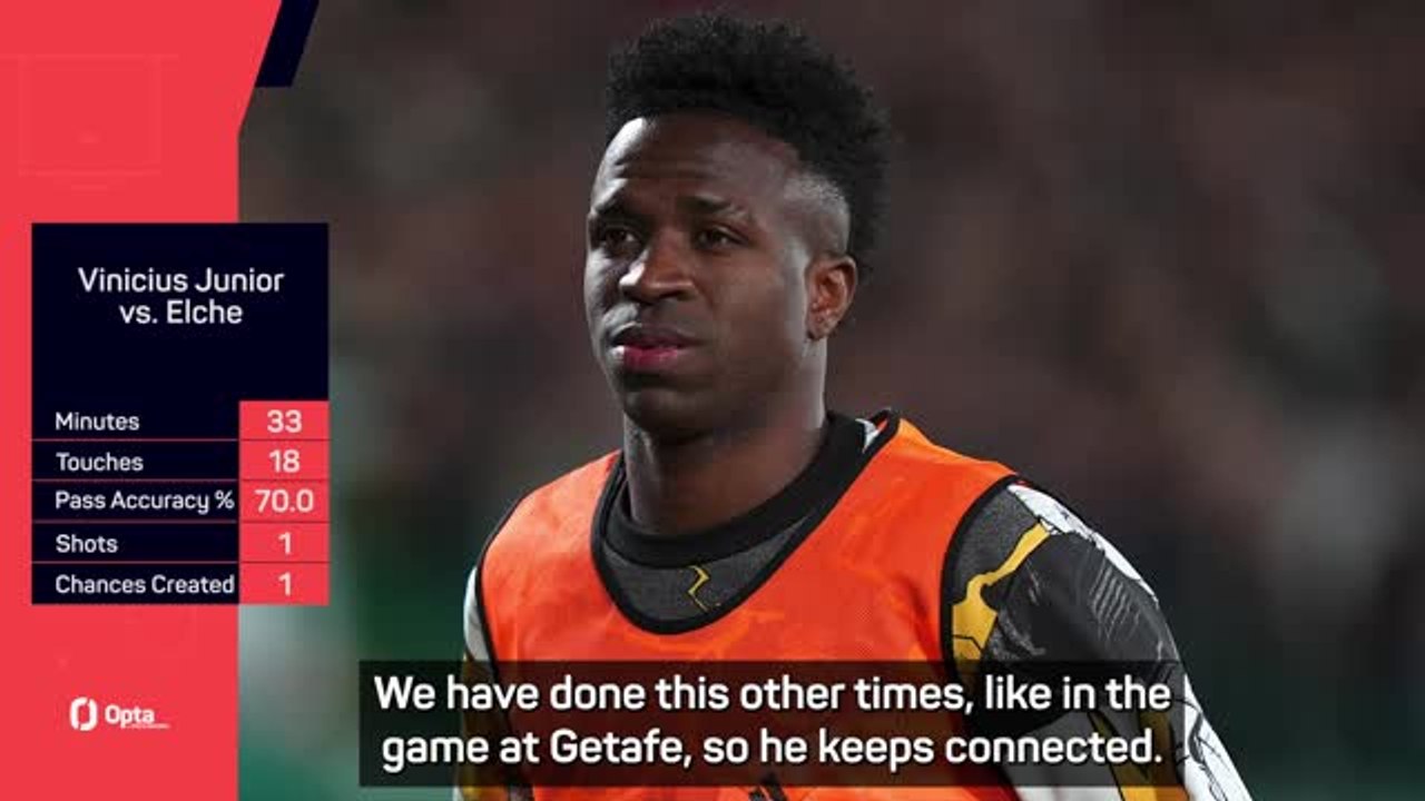 Vinicius 'understands' Real Madrid benching - A...
