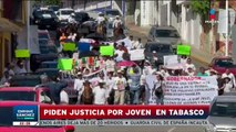 Piden justicia por joven en Tabasco | Noticias Fin de Semana con Enrique Sánchez