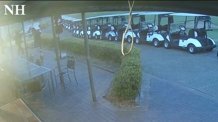 CCTV footage: golf robbery