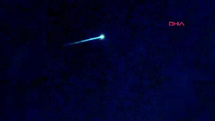 İstanbul'da gökyüzünde görülen parlak cisim heyecana yol açtı