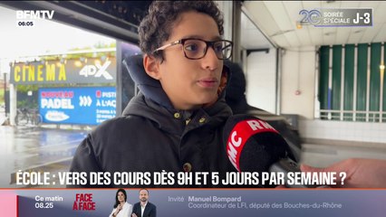 École: vers des cours dès 9h cinq fois par semaine ?