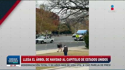 El árbol de Navidad llega al Capitolio | Enrique Sánchez