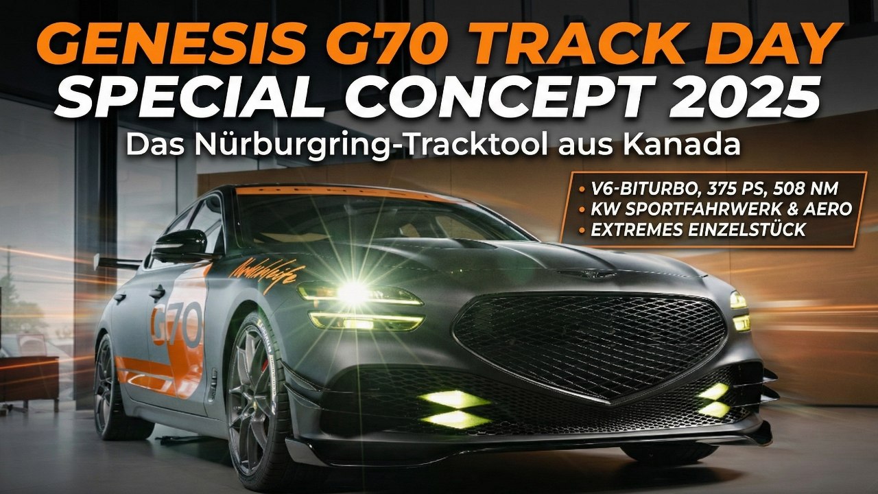 G70 Track Day Special – Genesis bringt Motorsport-Feeling auf die Straße