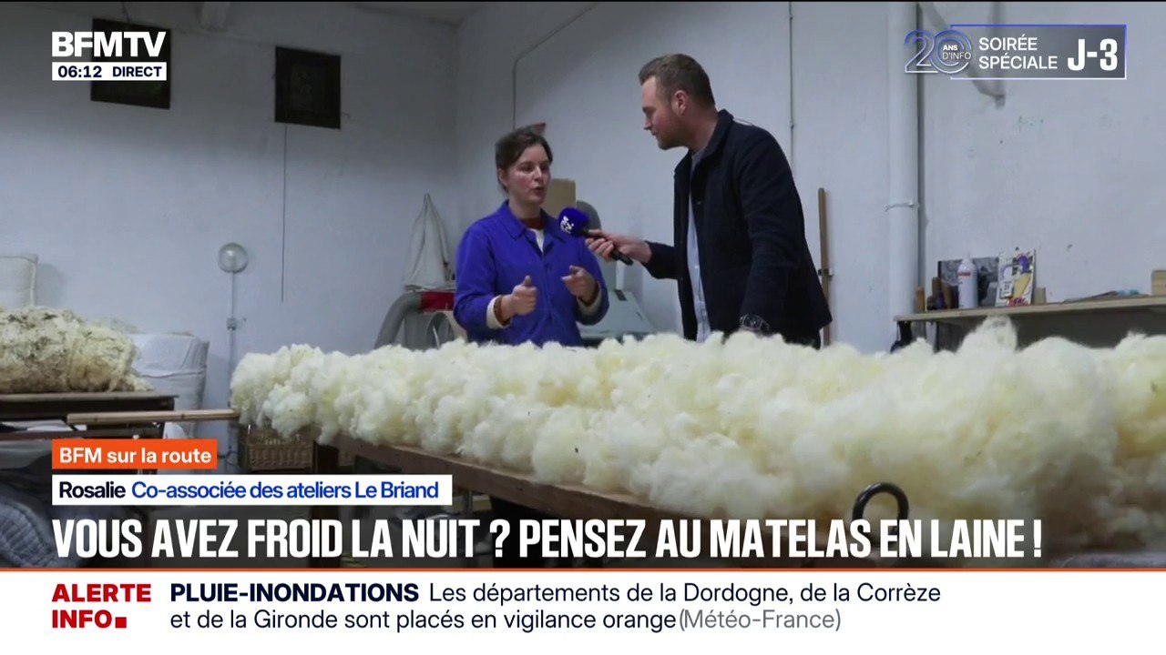 Matelas en laine: les capacités thermorégulatrices de la laine idéales pour éviter d'avoir froid