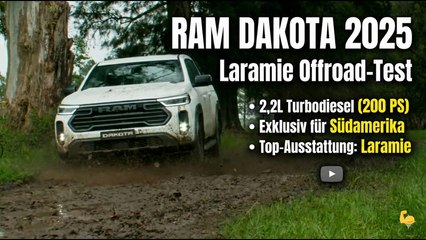 Offroad-Action: 2026 RAM Dakota Pickup zeigt Geländequalitäten