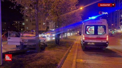 Gaziantep'te sokakta yarış kaza getirdi: 5 yaralı