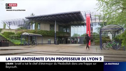 Antisémitisme : Colère et demande de sanctions contre Julien Théry, Prof à l’Université Lyon II, publie une liste de personnalités juives, qualifiées de "génocidaires à boycotter"