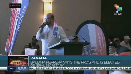 PANAMA l Balbina Herrera is elected general secretary