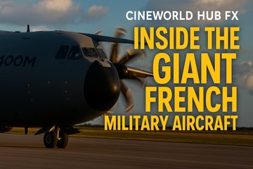 Inside the Giant French Military Aircraft A400M | CineWorld Hub FX