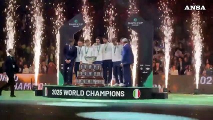 Italia leggendaria nel tennis (anche senza Sinner): terza Coppa Davis consecutiva