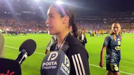 Greta Espinosa "Estoy orgullosa de mis compañeras"