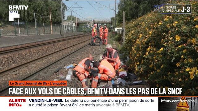 Drones, câbles de remplacements… Comment la SNCF lutte contre les vols de câbles