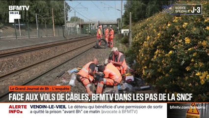 Drones, câbles de remplacements… Comment la SNCF lutte contre les vols de câbles