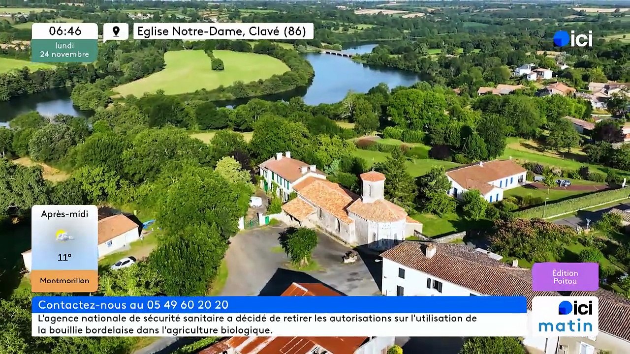 24/11/2025 - ici matin par ici Poitou en vidéo