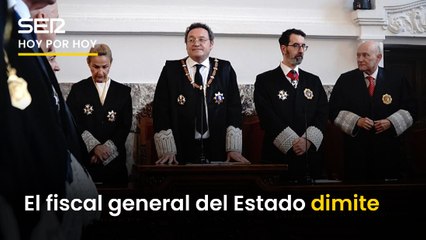 El fiscal general del Estado presenta su dimisión antes de que el Supremo ejecute su inhabilitación