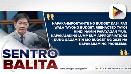 Senado, hindi papayagan na magkaroon ng reenacted national budget sa 2026