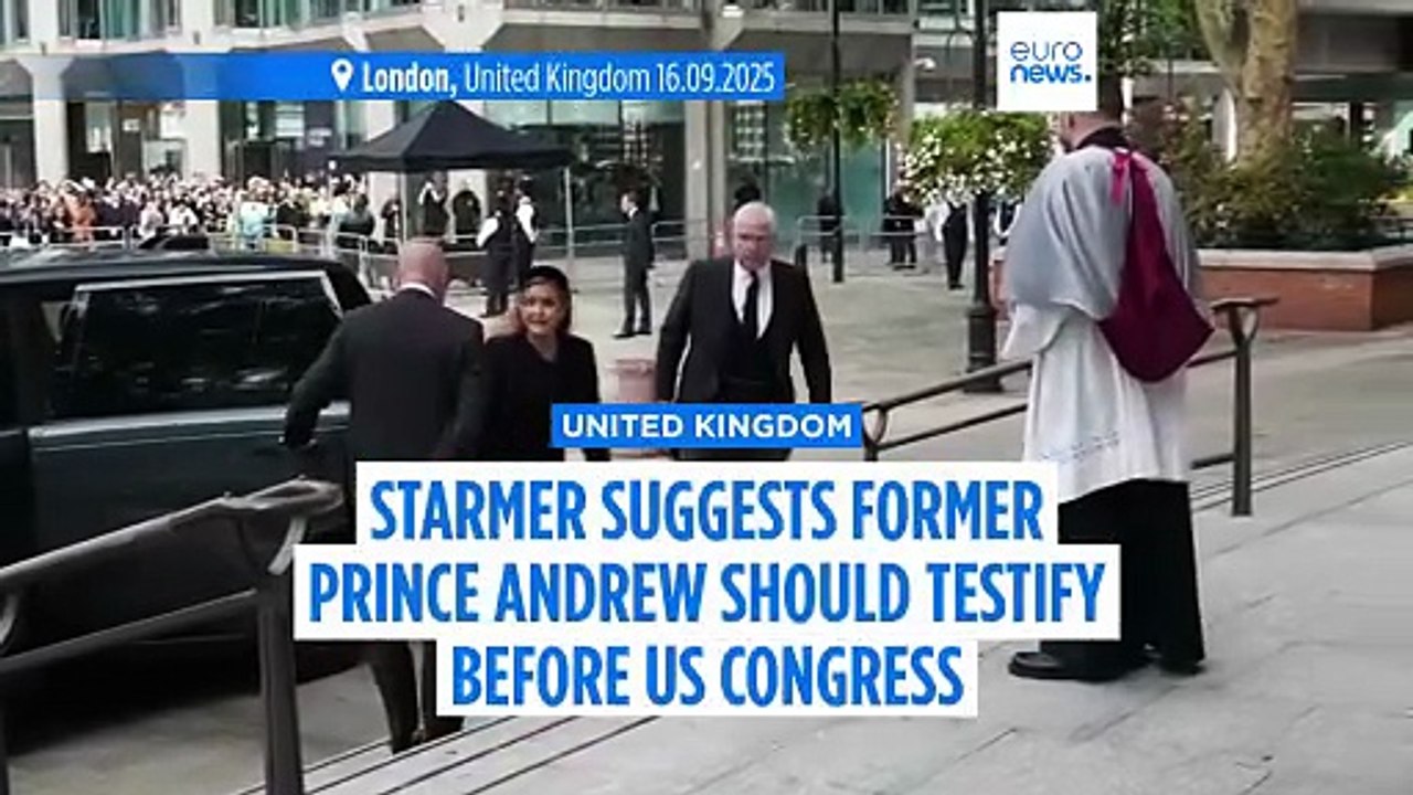 Starmer suggests former Prince Andrew should testify before US Congress in Epstein investigation
