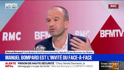 Marche blanche en hommage à Mehdi Kessaci: "Qu'on évite de faire des polémiques sur des drames" dans le débat politique, souhaite Manuel Bompard (LFI)