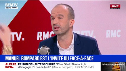"C'est un budget d'irresponsabilité écologique", estime Manuel Bompard (LFI)