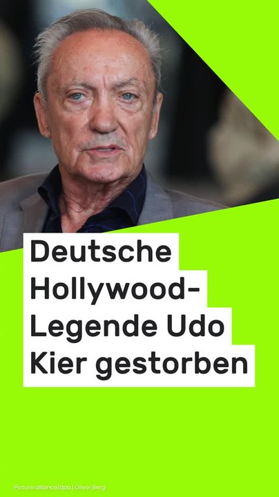 No Glomex Udo Kier ist tot: Deutsche Hollywood-Legende mit 81 Jahren gestorben
