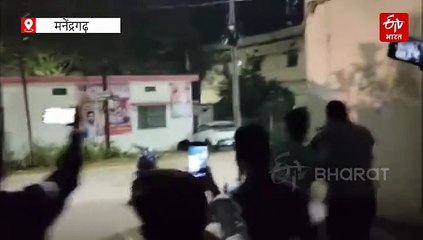 मनेंद्रगढ़ में भालुओं की दस्तक हुई आम बात, चार महीनों से दहशत में लोग, 2 बच्चों के साथ फिर दिखी मादा भालू