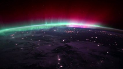 Astronauta da NASA mostra aurora boreal vista a partir do Espaço