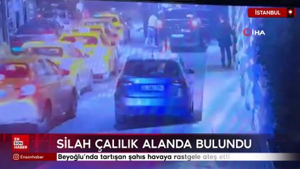 Beyoğlu’nda tartışan şahıs havaya rastgele ateş etti