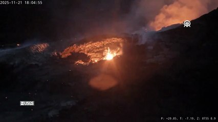 Kilauea Yanardağı yeniden lav püskürtüyor