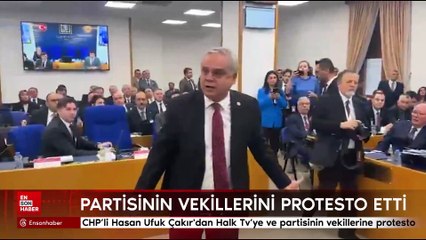CHP’li Hasan Ufuk Çakır'dan Halk Tv’ye ve partisinin vekillerine protesto