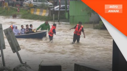 Hujan lebat berterusan, tiga tahap amaran dikeluarkan
