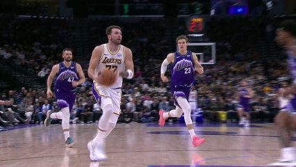 Doncic nutmegs Love and alley-oops