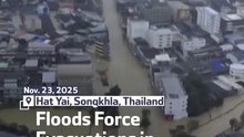 Floods Force Evacuations In Thailand