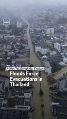 Floods Force Evacuations In Thailand