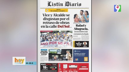 Titulares prensa dominicana lunes 24 de noviembre 2025 | Hoy Mismo