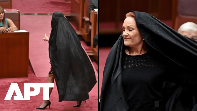 “Racist Stunt”: Pauline Hanson Wears Burqa in Parliament Again, Triggering Outrage From Senators