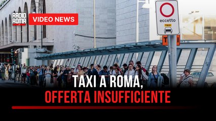 Taxi a Roma, offerta insufficiente