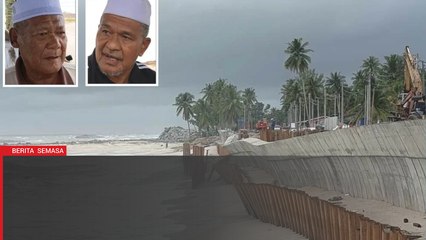 Penduduk bimbang Jalan Pantai Batu Rakit kembali diancam risiko runtuh