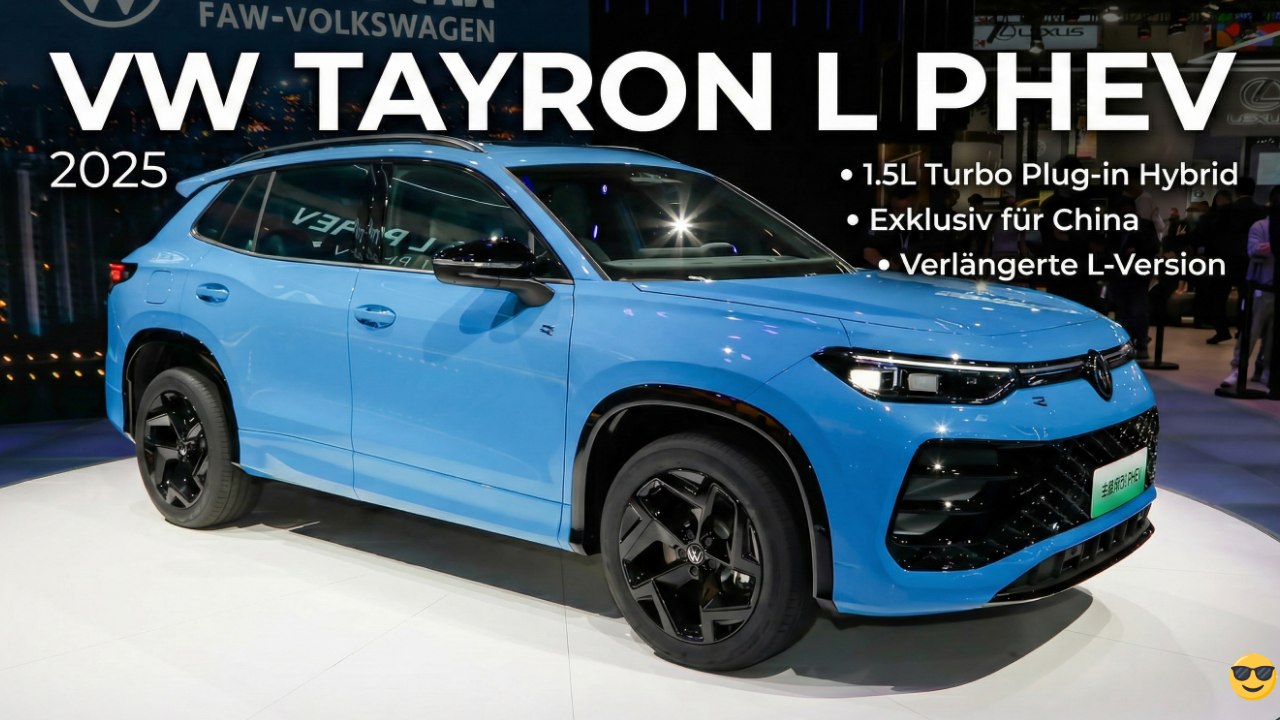 Volkswagen Tayron L PHEV 2025 – Erstes Detail-Update vom neuen FAW-VW SUV