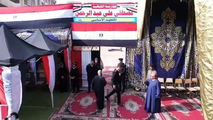 إقبال كثيف في قرية فيشا سليم بطنطا مع بدء المرحلة الثانية لانتخابات النواب