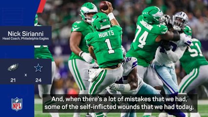 Sirianni bemoans lack of discipline after Eagles blow 21-point lead